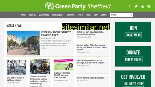 sheffieldgreenparty.org.uk alternative sites