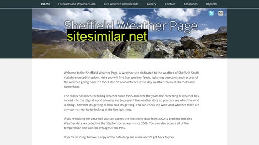 sheffieldweather.co.uk alternative sites