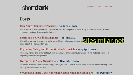 shortdark.co.uk alternative sites