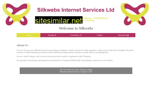 Silkwebs similar sites