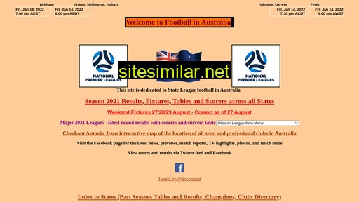 socceraust.co.uk alternative sites
