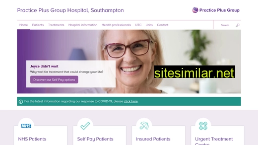 southamptonhospital.co.uk alternative sites