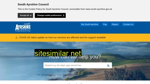 south-ayrshire.gov.uk alternative sites