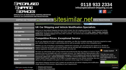 specialised-shipping.co.uk alternative sites