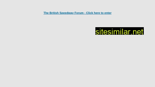 speedway-forum.co.uk alternative sites