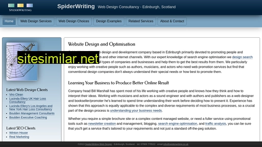 Spiderwriting similar sites