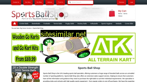 sportsballshop.co.uk alternative sites