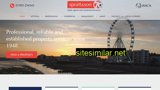 sprattandson.co.uk alternative sites
