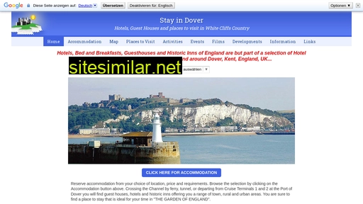 stayindover.co.uk alternative sites