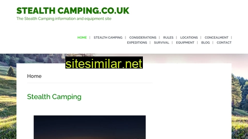 stealth-camping.co.uk alternative sites