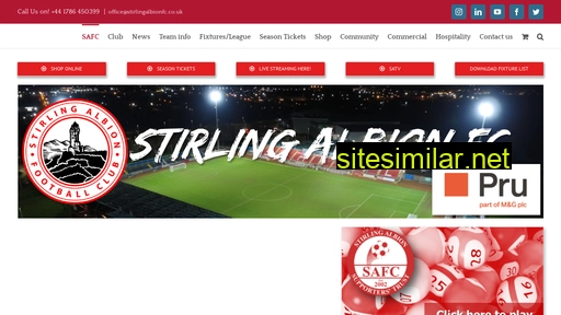 stirlingalbionfc.co.uk alternative sites