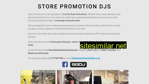 storepromotiondjs.co.uk alternative sites