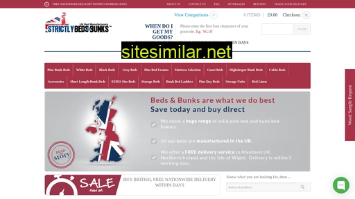 strictlybedsandbunks.co.uk alternative sites