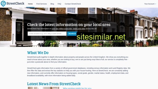 streetcheck.co.uk alternative sites