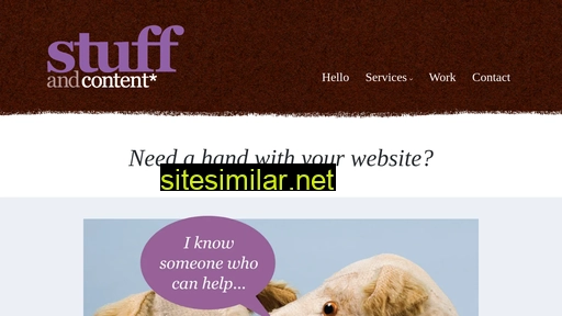 stuffandcontent.co.uk alternative sites
