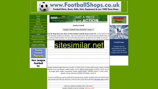 sunday-football.co.uk alternative sites