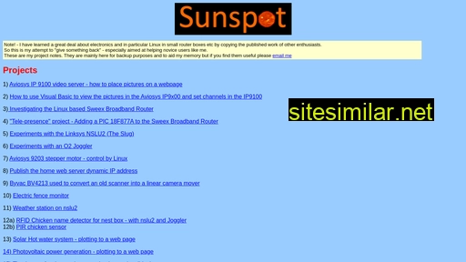 sunspot.co.uk alternative sites