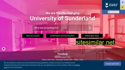 sunderland.ac.uk alternative sites