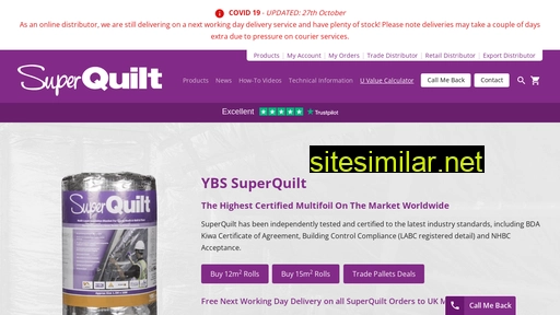 superquilt-insulation.co.uk alternative sites