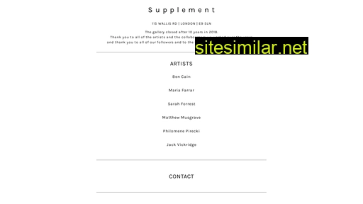 Supplementgallery similar sites
