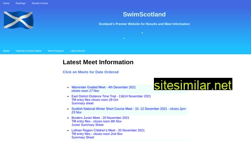 swimscotland.co.uk alternative sites