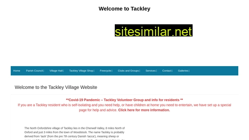 tackleyvillage.co.uk alternative sites