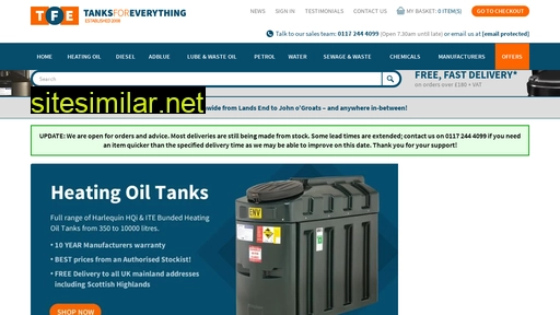 tanksforeverything.co.uk alternative sites