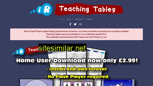teachingtables.co.uk alternative sites
