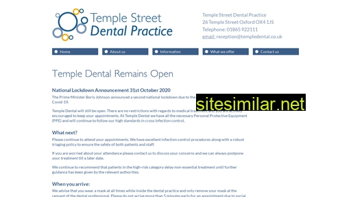 templedental.co.uk alternative sites