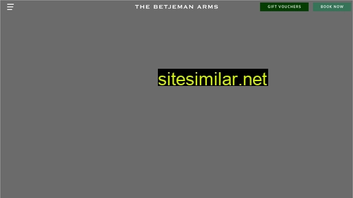 thebetjemanarms.co.uk alternative sites