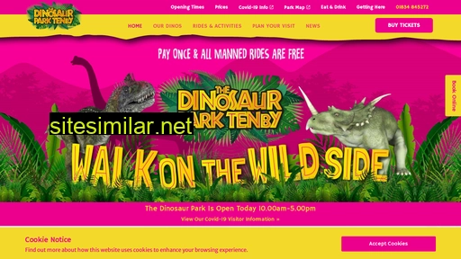 thedinosaurpark.co.uk alternative sites