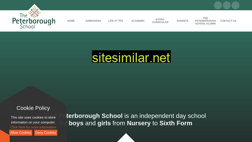 Thepeterboroughschool similar sites
