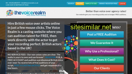 thevoicerealm.co.uk alternative sites