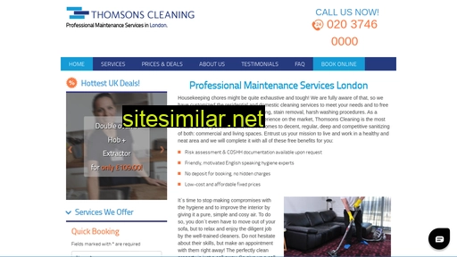 Thomsonscleaning similar sites