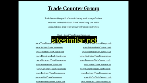 toolhiretradecounter.co.uk alternative sites