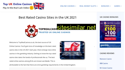 toprealcasinos.co.uk alternative sites