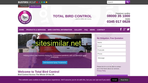 totalbirdcontrol.co.uk alternative sites