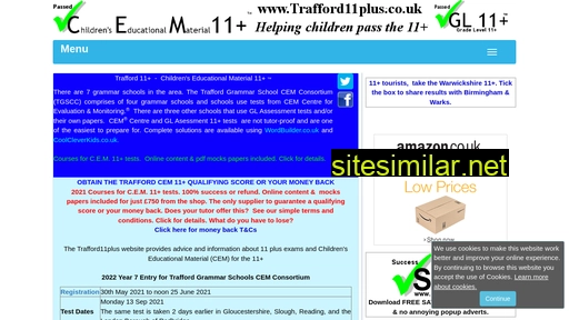 trafford11plus.co.uk alternative sites