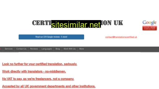 translationscertified.uk alternative sites