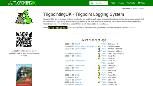 trigpointing.uk alternative sites