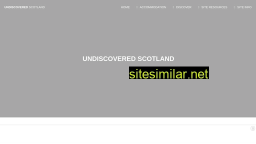 undiscoveredscotland.co.uk alternative sites