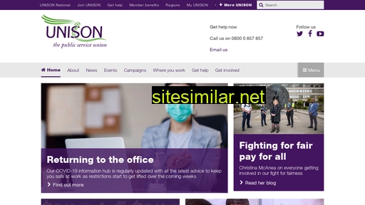 unison.org.uk alternative sites