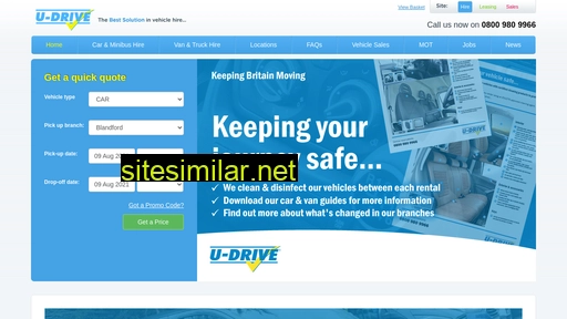 u-drive.co.uk alternative sites