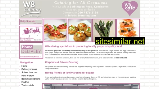 W8catering similar sites