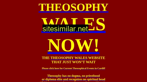 walestheosophy.org.uk alternative sites
