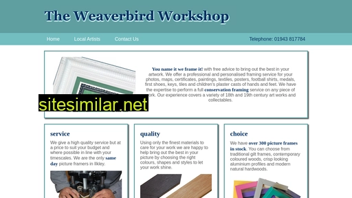 weaverbirdworkshop.co.uk alternative sites