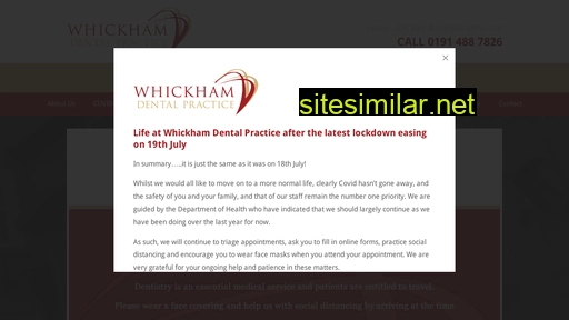 whickhamdentalpractice.co.uk alternative sites