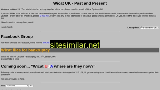 wicat.co.uk alternative sites