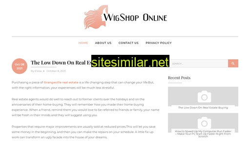 Wigshoponline similar sites