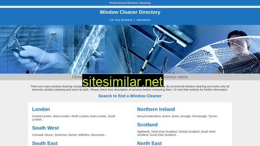 windowcleanerdirectory.co.uk alternative sites